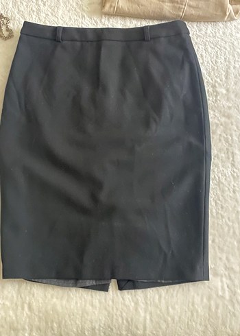 Kadın Siyah Midi Kalem Etek - Görsel 5