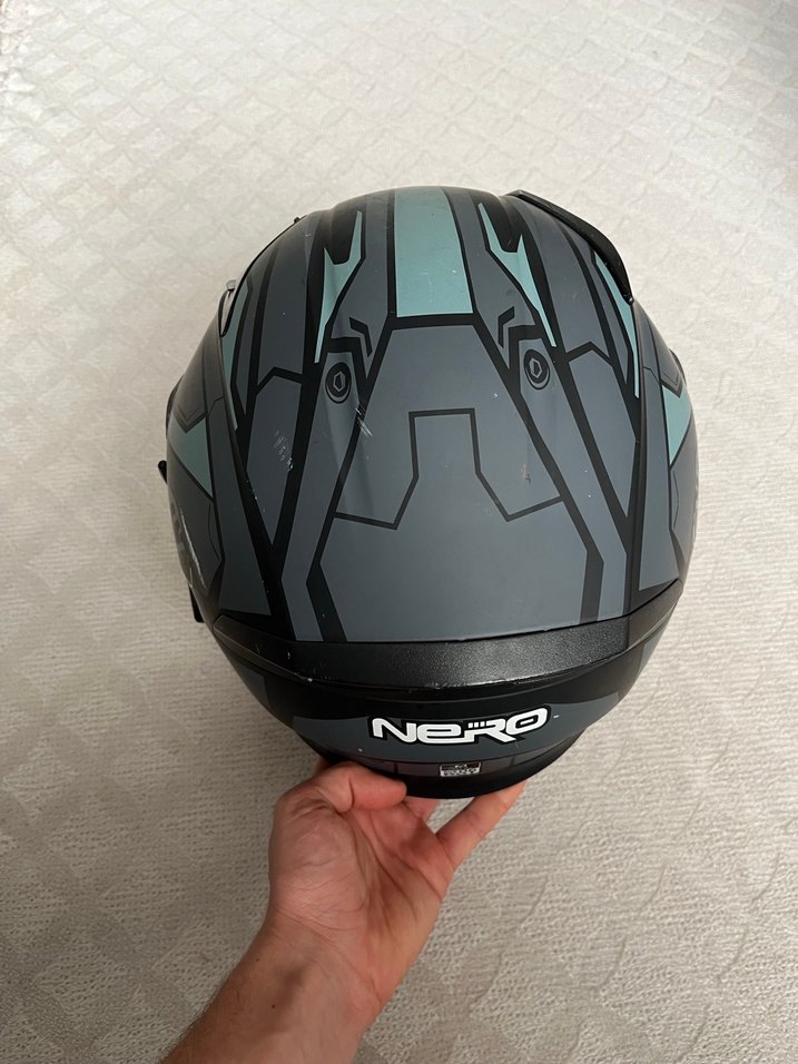 Motosiklet Kaskı Interkom + gözlük - Görsel 3