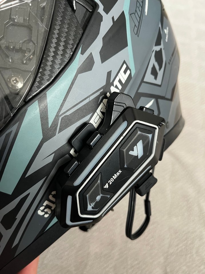 Motosiklet Kaskı Interkom + gözlük - Görsel 5