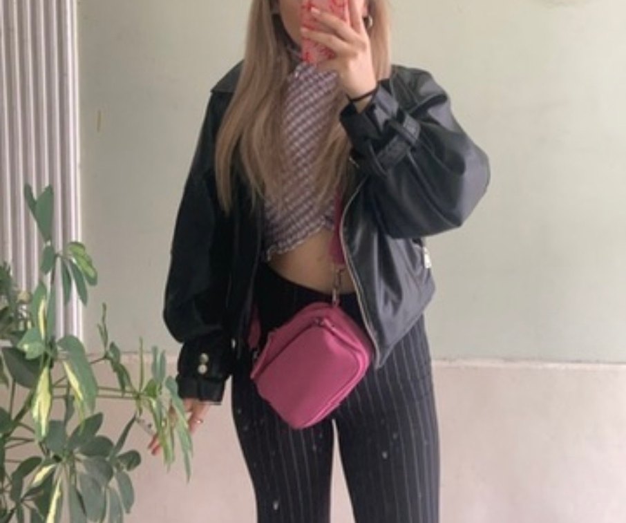 Siyah Deri Kemerli Kısa Ceket - Görsel 3