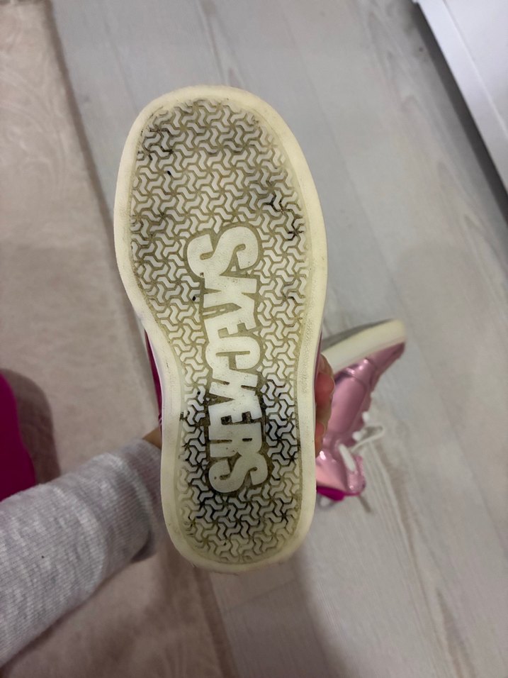 Parlak Pembe Kız Çocuk Spor Ayakkabı - Görsel 4