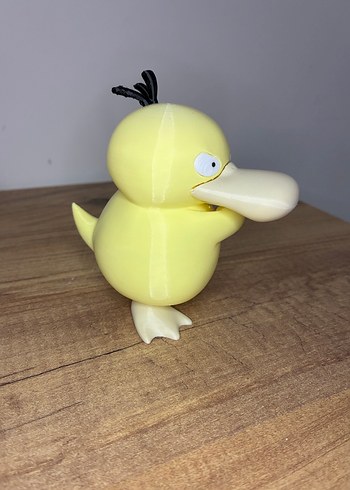 Sarı Pastel Renkte Psyduck Figürü - Görsel 2