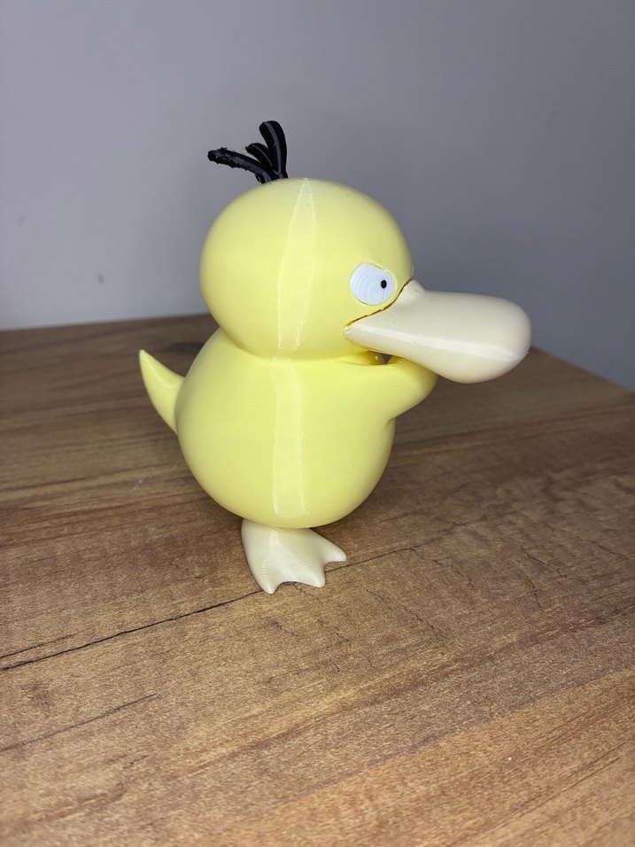 Sarı Pastel Renkte Psyduck Figürü - Görsel 2