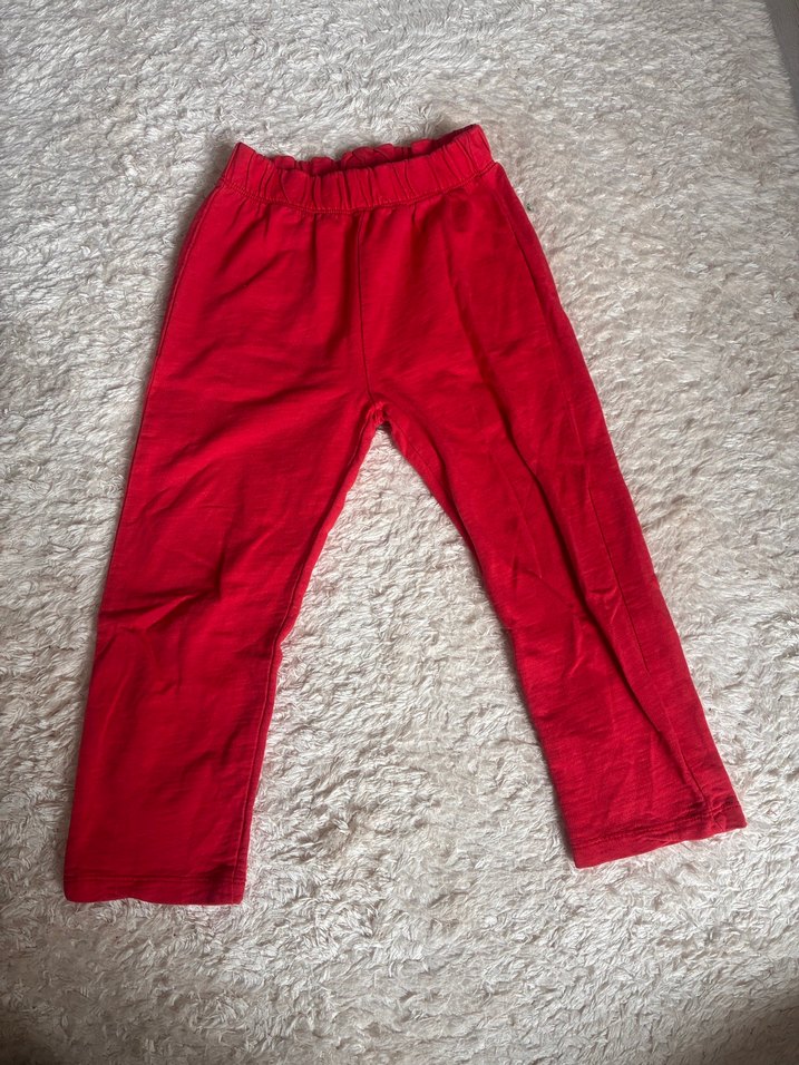 Çocuk  Kırmızı Eşofman Altı - Görsel 3