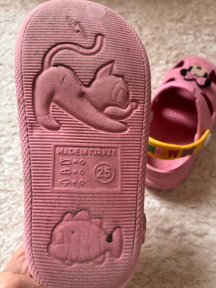 Kız Çocuk Pembe Minnie ve Daisy Kaydırmaz Terlik - Görsel 3