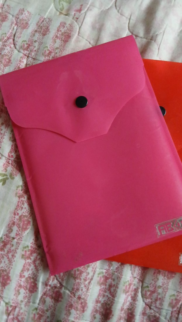 Renkli Plastik Kapaklı Kırmızı dosya - Görsel 3