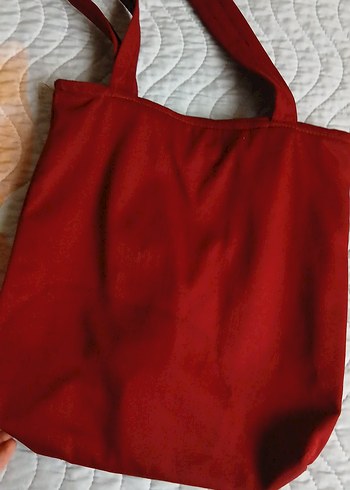 Kırmızı Fermuarlı Kadın Çantası - Görsel 2
