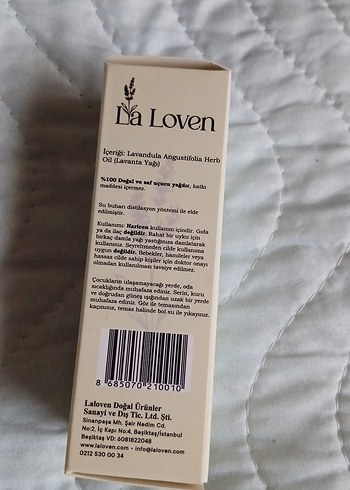 La Loven Lavanta Yağı 20ml - Görsel 2