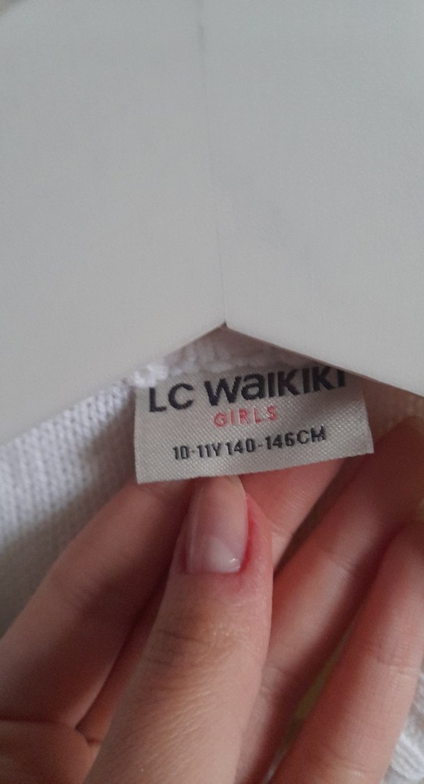 Kız Çocuk Beyaz Kürklü Yelek - Görsel 2