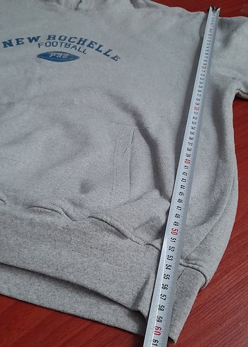 Gri Kadın New Rochelle Yazılı Kapüşonlu - Görsel 5