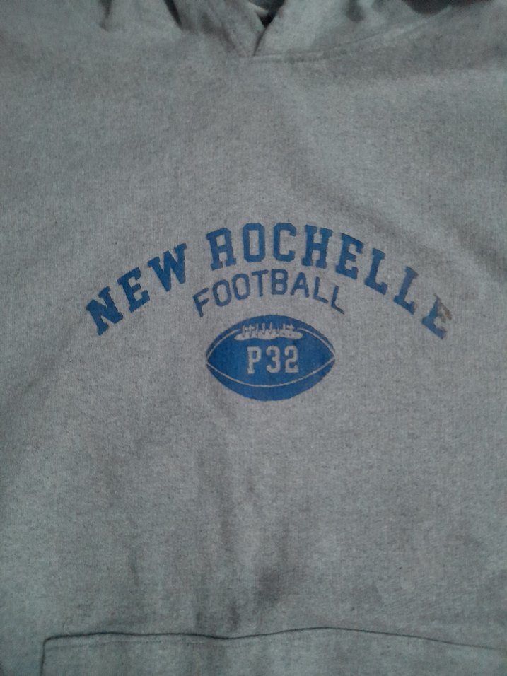 Gri Kadın New Rochelle Yazılı Kapüşonlu - Görsel 3