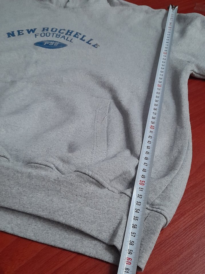 Gri Kadın New Rochelle Yazılı Kapüşonlu - Görsel 5