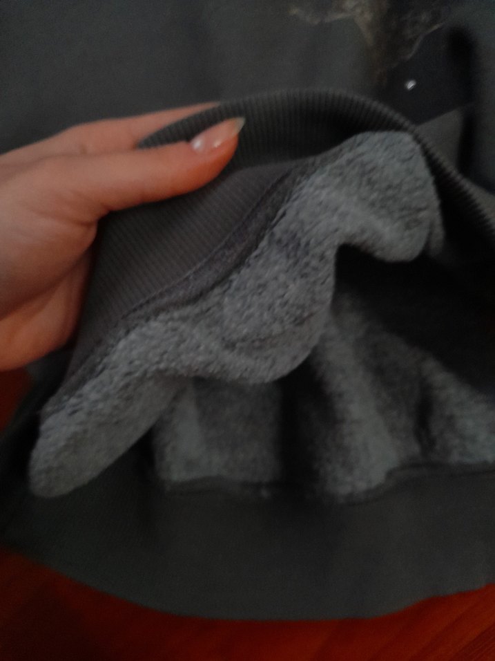 Pull&Bear Gri Daydream Yazılı Hoodie - Görsel 4