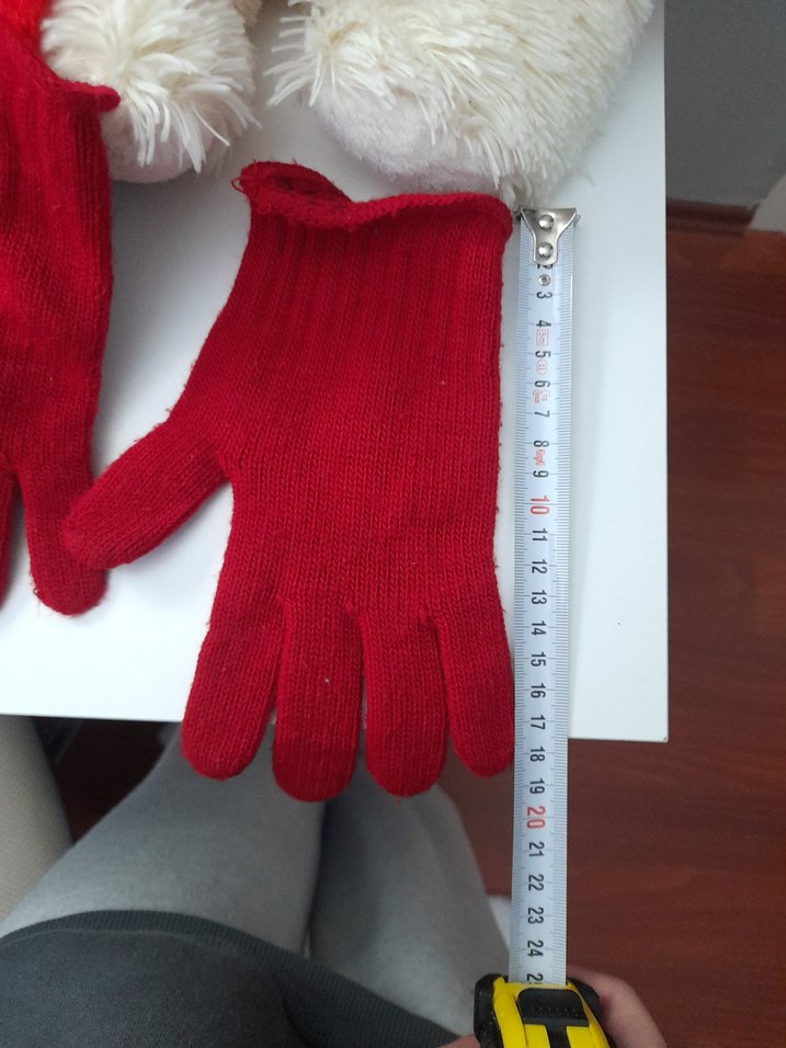 Çocuk Kırmızı Bere/Atkı/Eldiven Takımı - Görsel 4