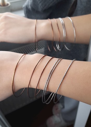 Zarif Halka 6'lı Bilezikler - Görsel 3