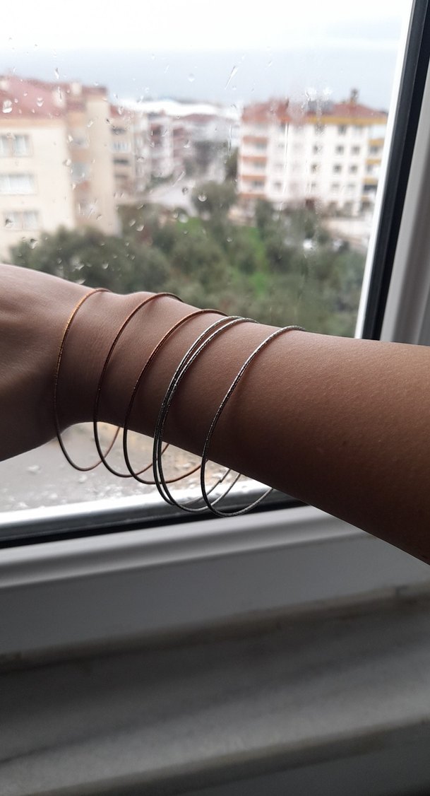 Zarif Halka 6'lı Bilezikler - Görsel 2