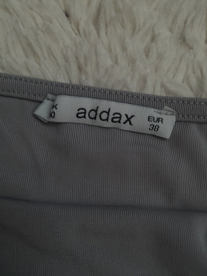 Addax Simli Gri Kadın Straplez Crop - Görsel 3