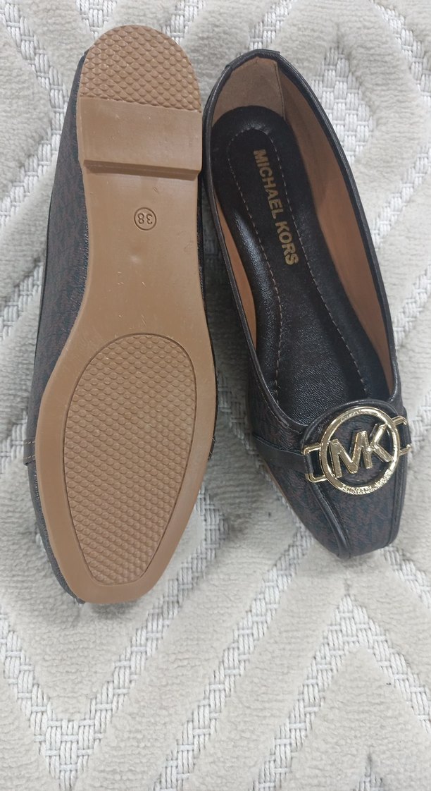 Kahverengi Yılan Desenli Tokalı Kadın Babet - Görsel 3