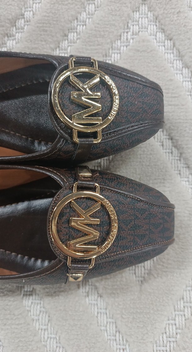 Kahverengi Yılan Desenli Tokalı Kadın Babet - Görsel 4