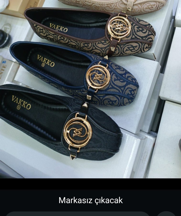 Klasik Siyah Deri Tokalı Kadın Babet - Görsel 5