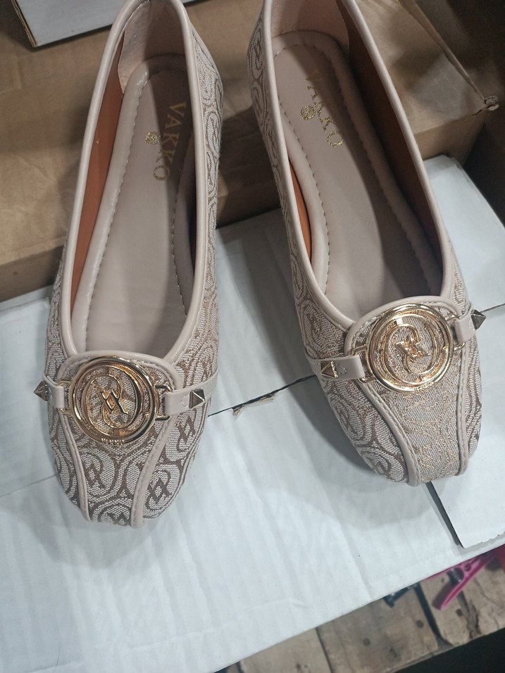 Bej Desenli Tokalı Kadın Babet - Görsel 3