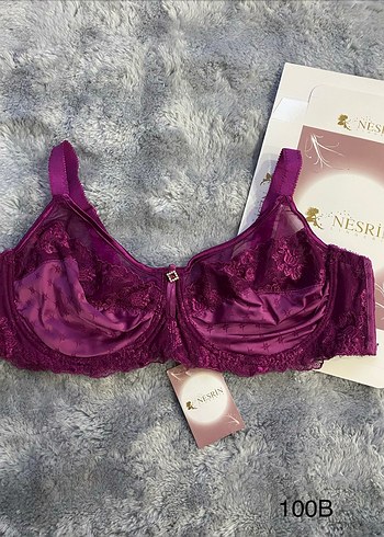 Parlak Mor Bohem Tarzı Destekli Sütyen - Görsel 2