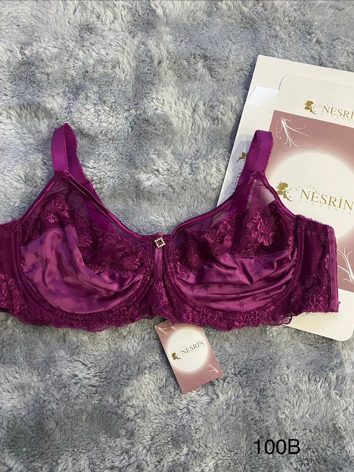 Parlak Mor Bohem Tarzı Destekli Sütyen - Görsel 2