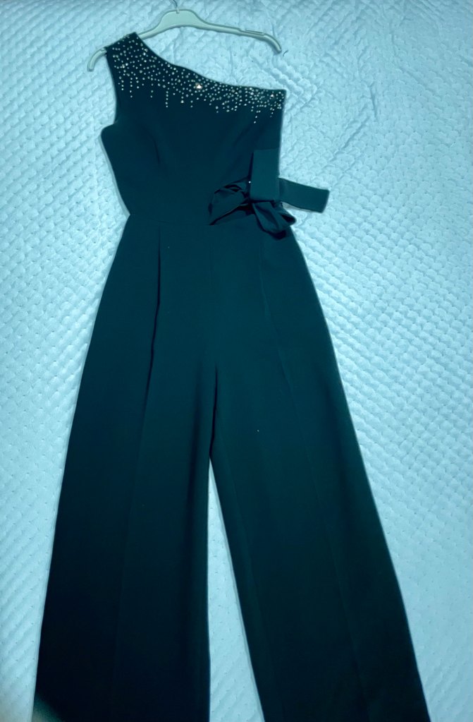 İpekyol Tek Omuzlu Kemerli Siyah Uzun Abiye Tulum - Görsel 3