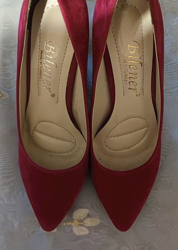 Klasik Şıklık Koyu Pembe  Süet Stiletto - Görsel 4