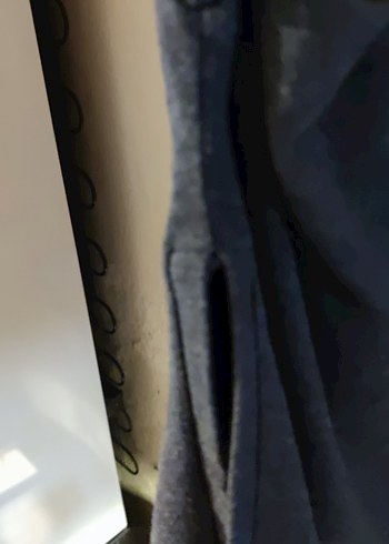 Gri Uzun Kollu Salaş Kadın Kazak - Görsel 5