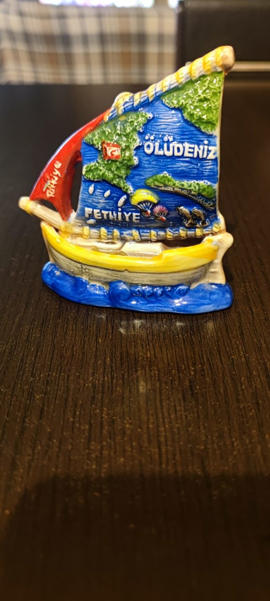 Renkli Ölüdeniz Temalı Figürin - Görsel 2