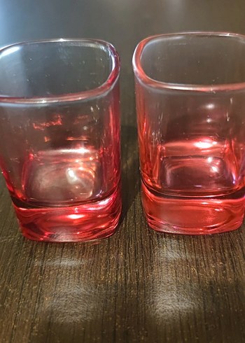 Renkli Kare Mini Shot Bardak Seti ( kahve yanı ) - Görsel 5