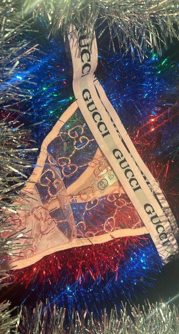 Gucci Bayan İç Çamaşır Takımı Dantelli Tanga İle - Görsel 3