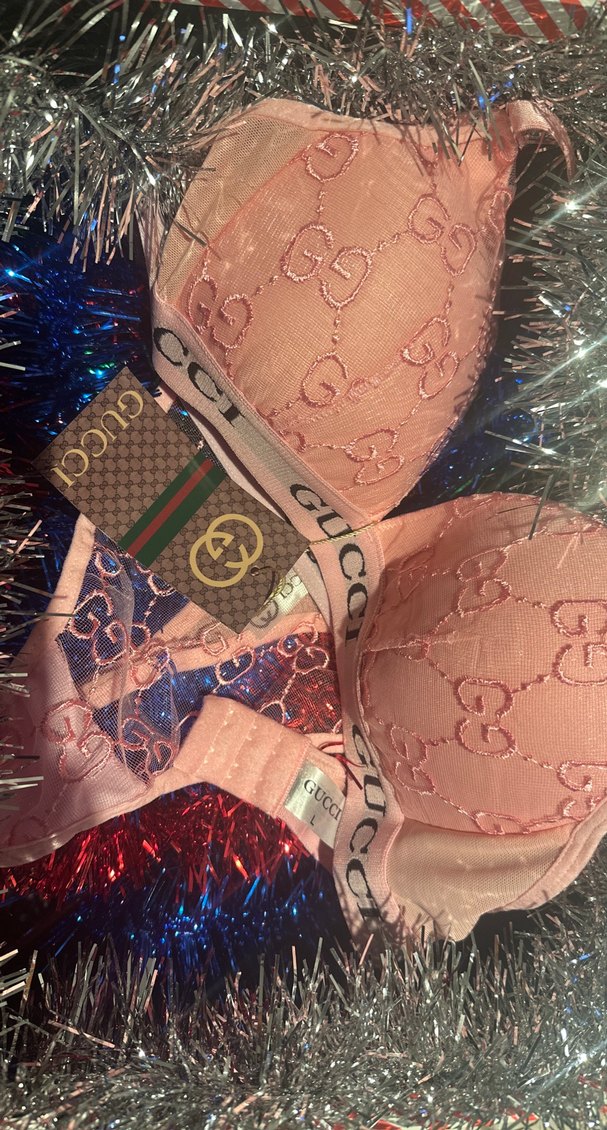 Gucci Bayan İç Çamaşır Takımı Dantelli Tanga İle - Görsel 2