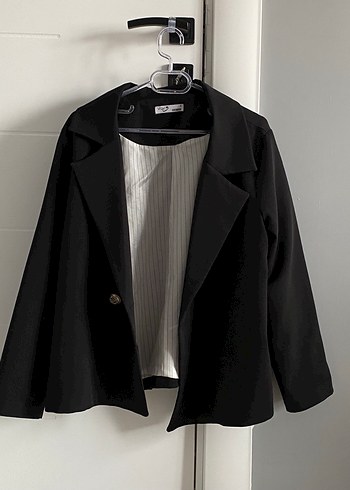 Zara Sikligin Simgesi Siyah Tek Dugmeli Blazer
