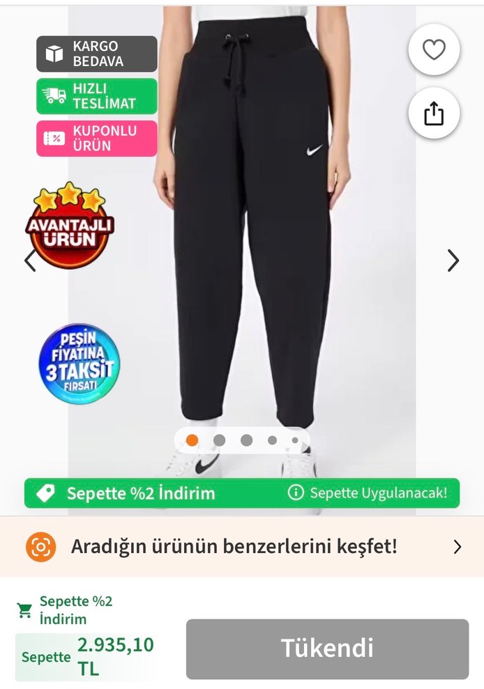 Siyah Fermuarlı Rahat Kesim Kadın Eşofman - Görsel 4