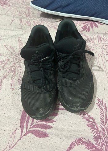 Siyah Bağcıklı Kadın Spor Ayakkabı - Görsel 2