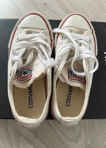 Kız Çocuk Beyaz Converse Sneaker - Görsel 5