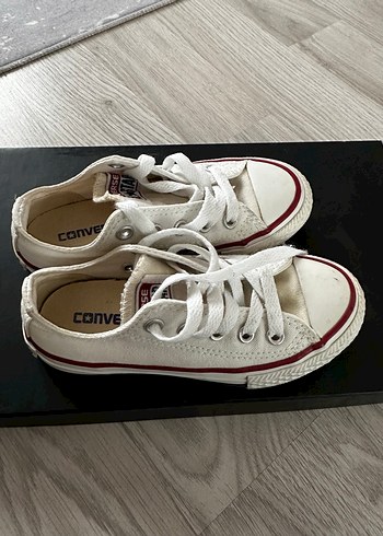 Kız Çocuk Beyaz Converse Sneaker - Görsel 3