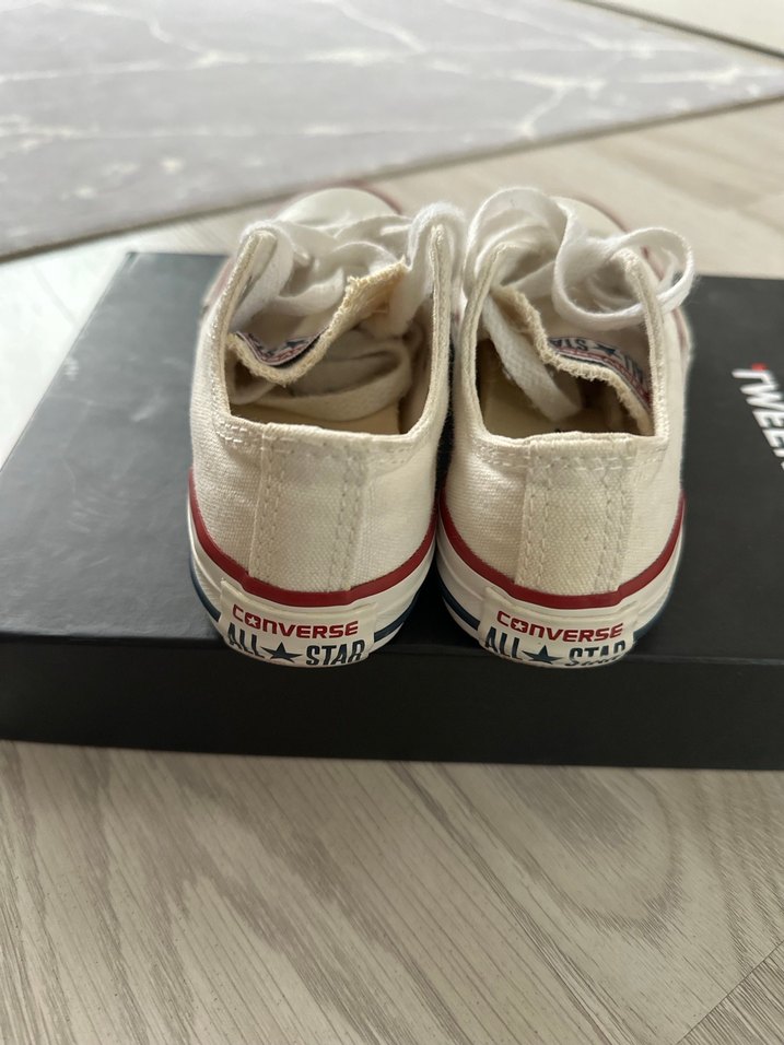 Kız Çocuk Beyaz Converse Sneaker - Görsel 2