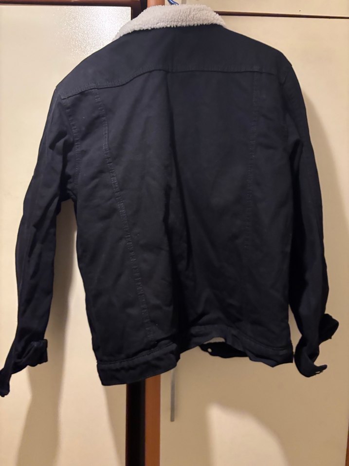 Düğmeli Siyah Erkek Midi Mont - Görsel 3