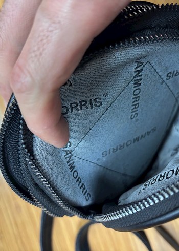 Siyah Deri Kadın Çapraz Çanta - Görsel 2