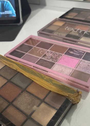 Teknik Göz Farı Paleti Seti, Koyu Tonlar - Görsel 6