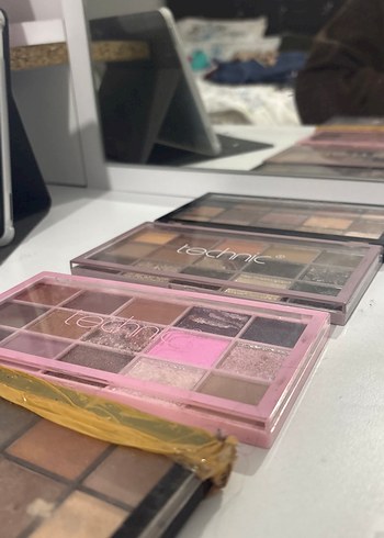 Teknik Göz Farı Paleti Seti, Koyu Tonlar - Görsel 3