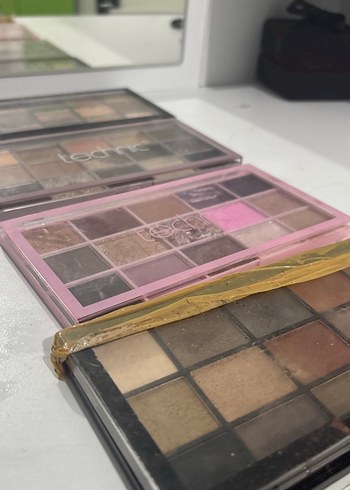 Teknik Göz Farı Paleti Seti, Koyu Tonlar - Görsel 2