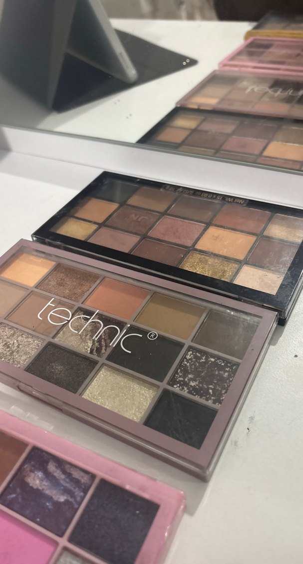 Teknik Göz Farı Paleti Seti, Koyu Tonlar - Görsel 5