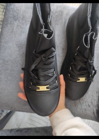 Siyah Tokalı Erkek Spor Bot - Görsel 3