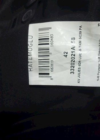 Klasik Lacivert Erkek Takım Elbise HATEMOGLU - Görsel 3