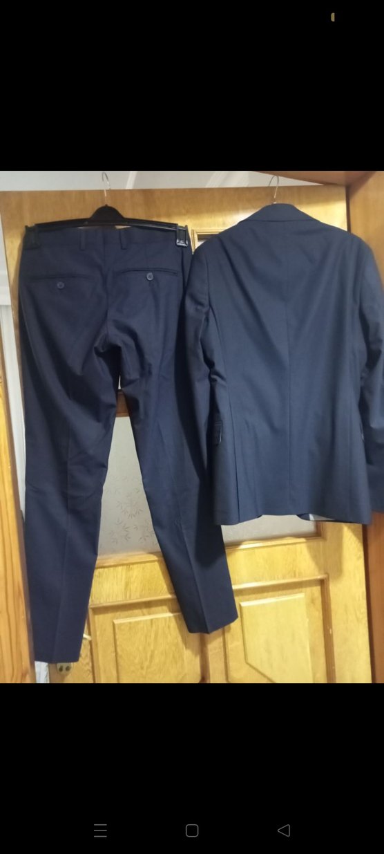 Klasik Lacivert Erkek Takım Elbise HATEMOGLU - Görsel 2