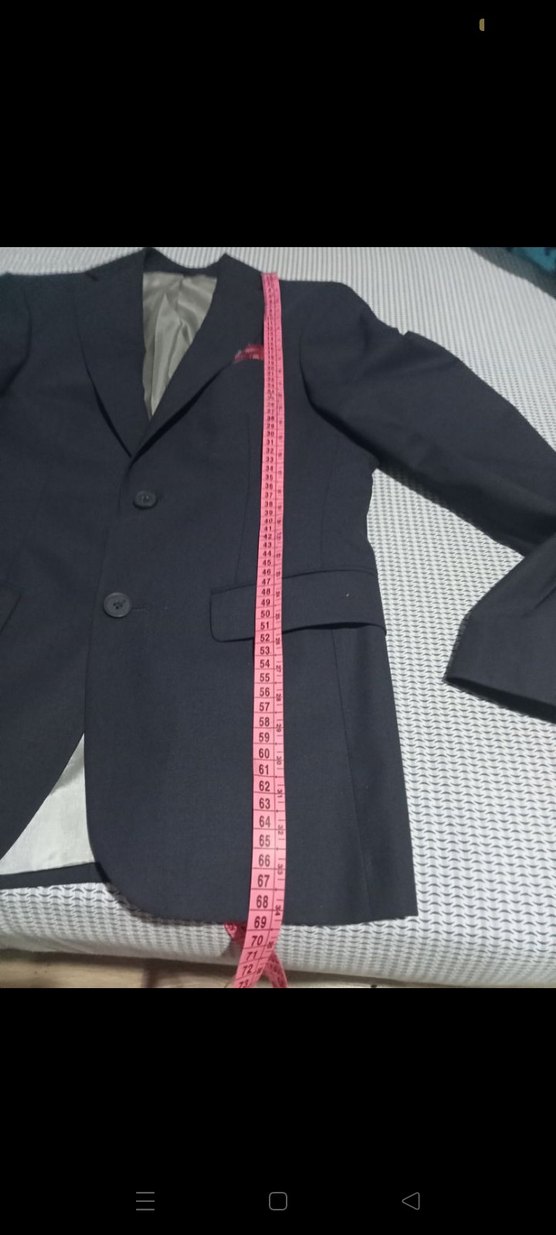 Klasik Lacivert Erkek Takım Elbise HATEMOGLU - Görsel 5